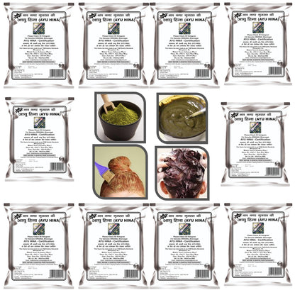 AYU HINA HERBAL HAIR COLOUR̥ HENNA (Best Selling)