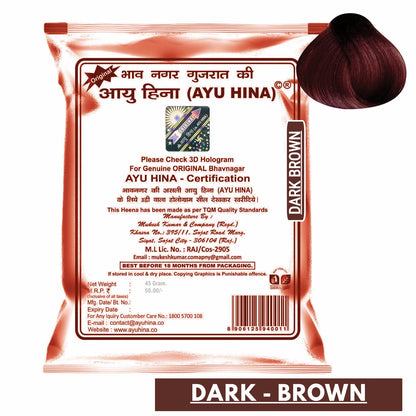 AYU HINA HERBAL HAIR COLOUR̥ HENNA (Best Selling)