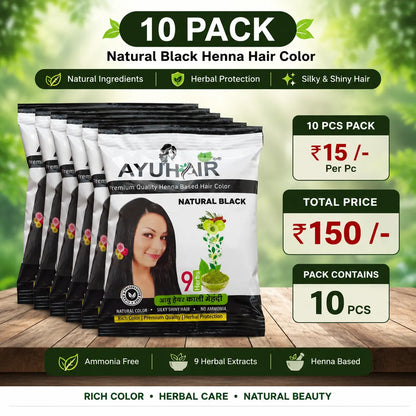 AYU HAIR DYE- Natural Black