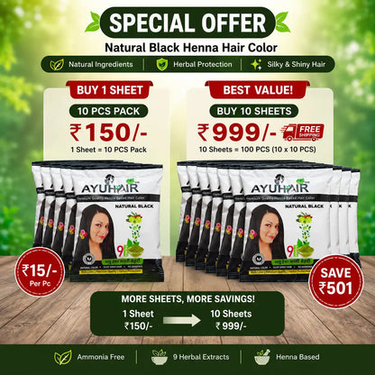AYU HAIR DYE- Natural Black
