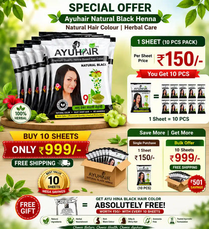 AYU HAIR DYE- Natural Black