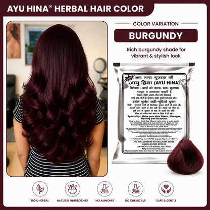 AYU HINA HERBAL HAIR COLOUR̥ HENNA (Best Selling)