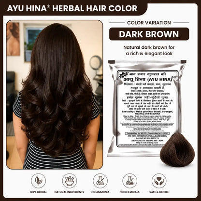 AYU HINA HERBAL HAIR COLOUR̥ HENNA (Best Selling)
