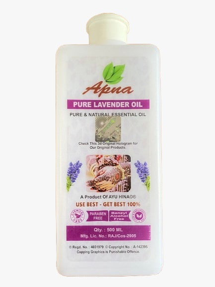 Lavender Essential Oil-500ML Premium Essential Oils For Henna Artists